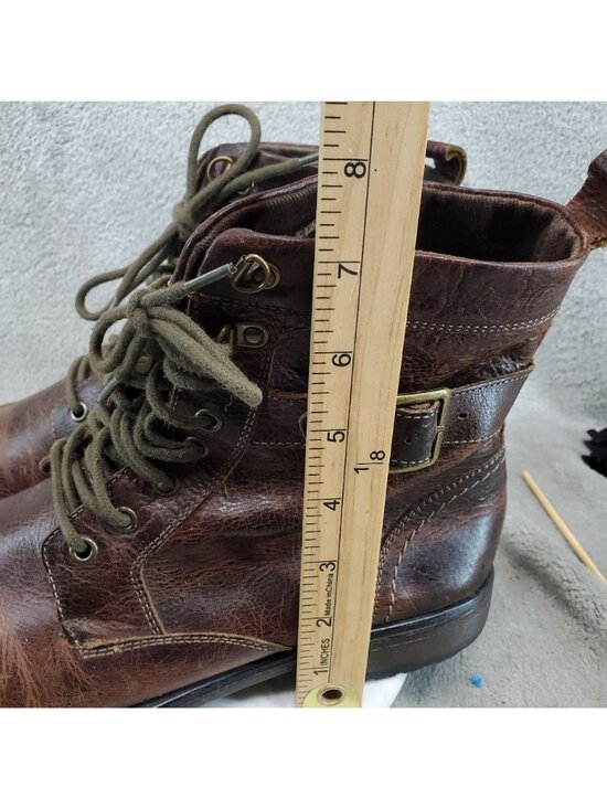 Aston Gray Shoes Mens Size 11 Rockcastle 2 Brown Leather Boots *Read* main image 9